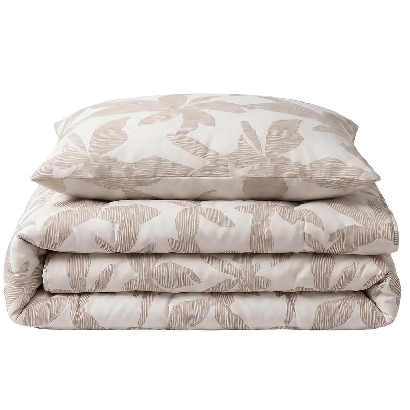 Lazy all-in-one dekbed met instopstrook - taupe - 3