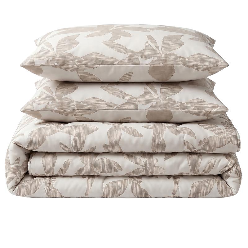 Lazy all-in-one dekbed met instopstrook - taupe - 3