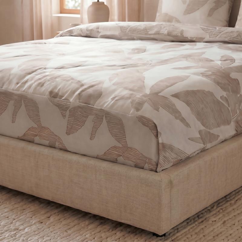 Lazy all-in-one dekbed met instopstrook - taupe - 6