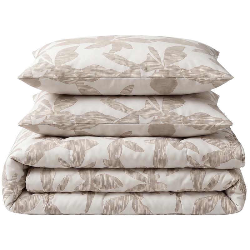 Lazy all-in-one dekbed met instopstrook - taupe - 3