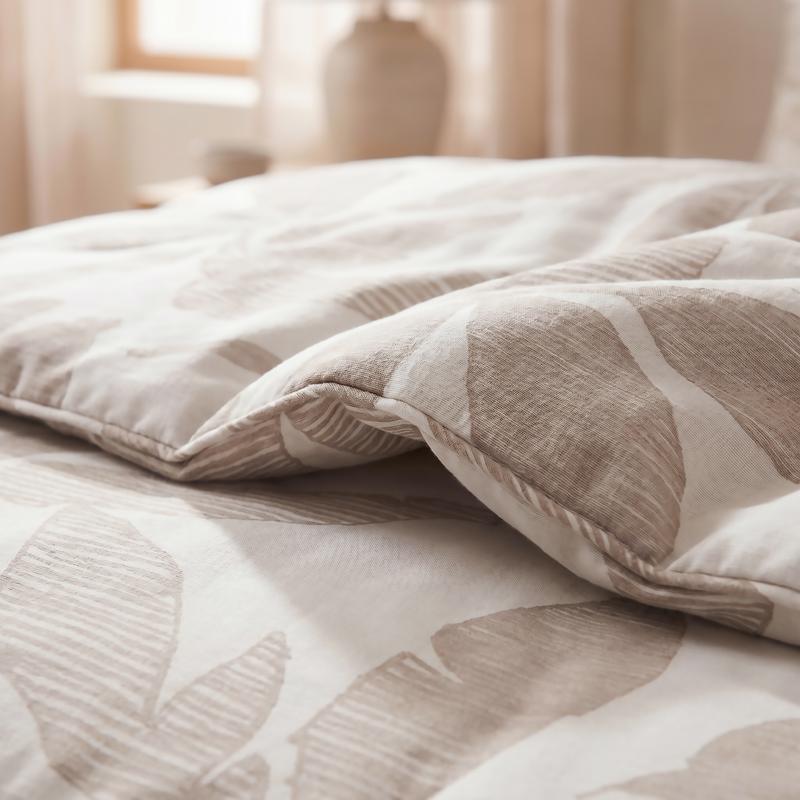 Lazy all-in-one dekbed met instopstrook - taupe - 4