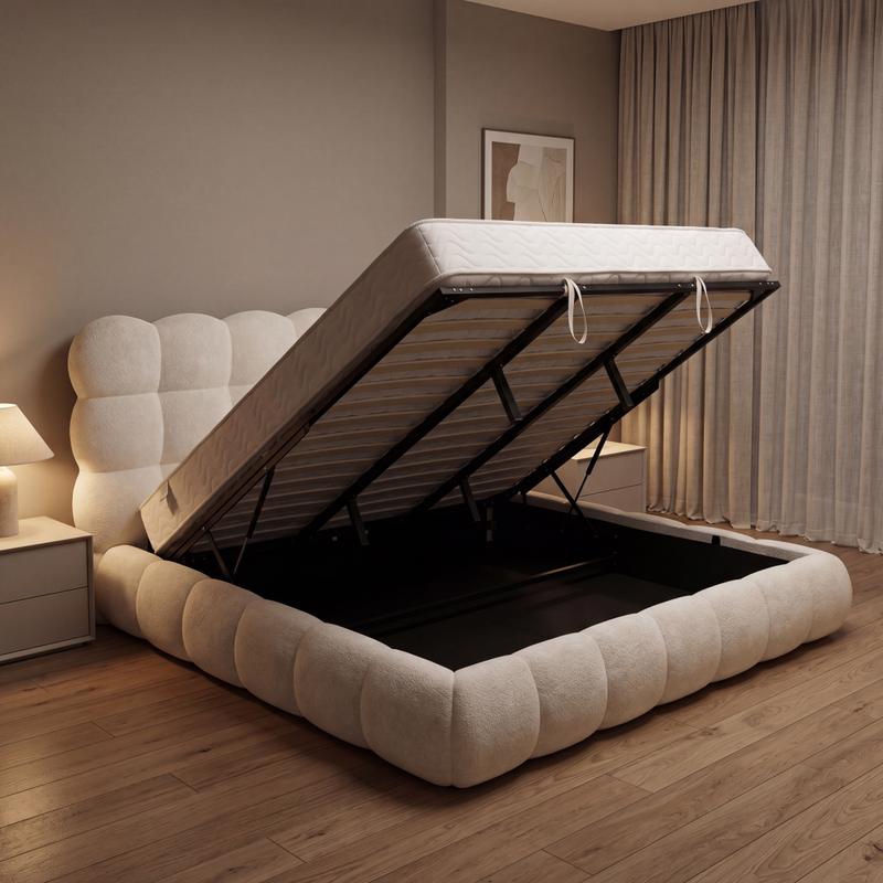 Japandi opbergboxspring - beige - 6