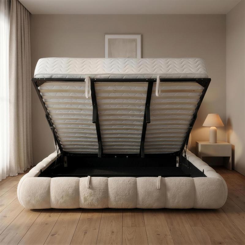 Japandi opbergboxspring - beige - 7