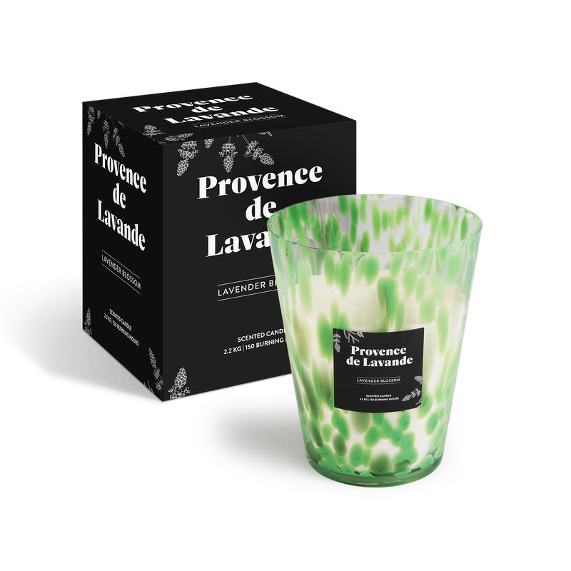 XL geurkaars in luxe houder - Lavendel - 5