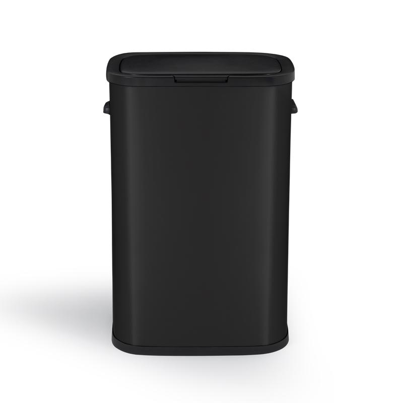 Prullenbak met drukdeksel - 60 liter - zwart - 4
