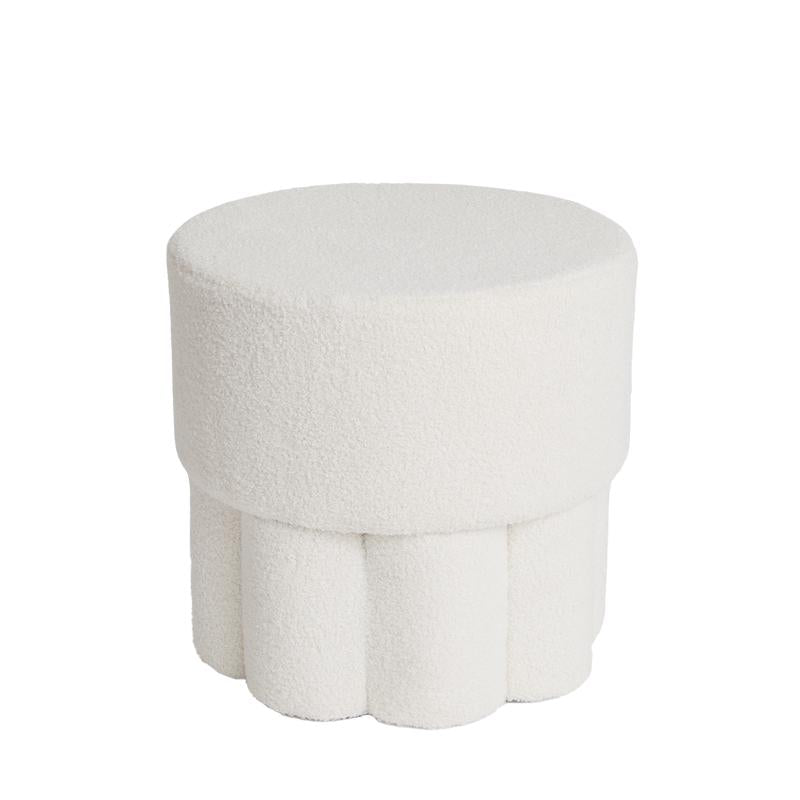 Design teddy poef - wit - 2