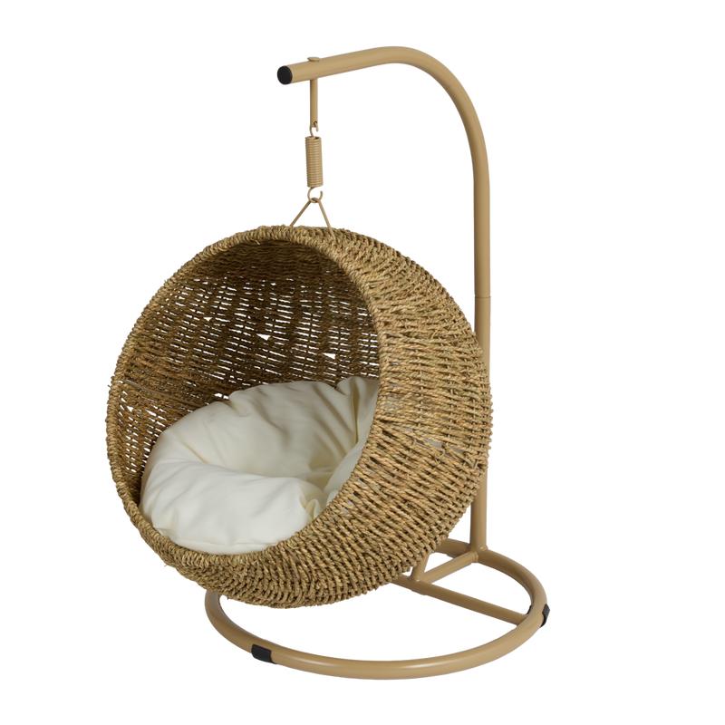 Hangstoel voor katten - naturel / wit - 2