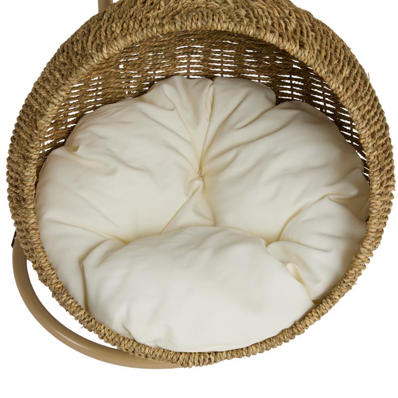 Hangstoel voor katten - naturel / wit - 8