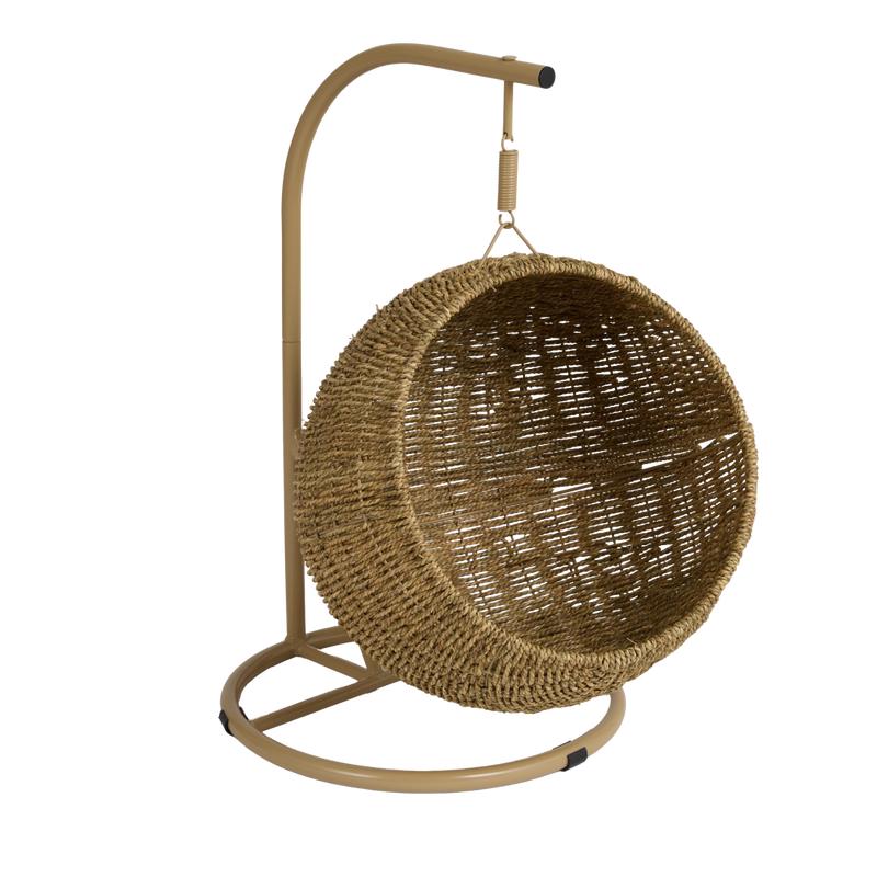 Hangstoel voor katten - naturel / wit - 10