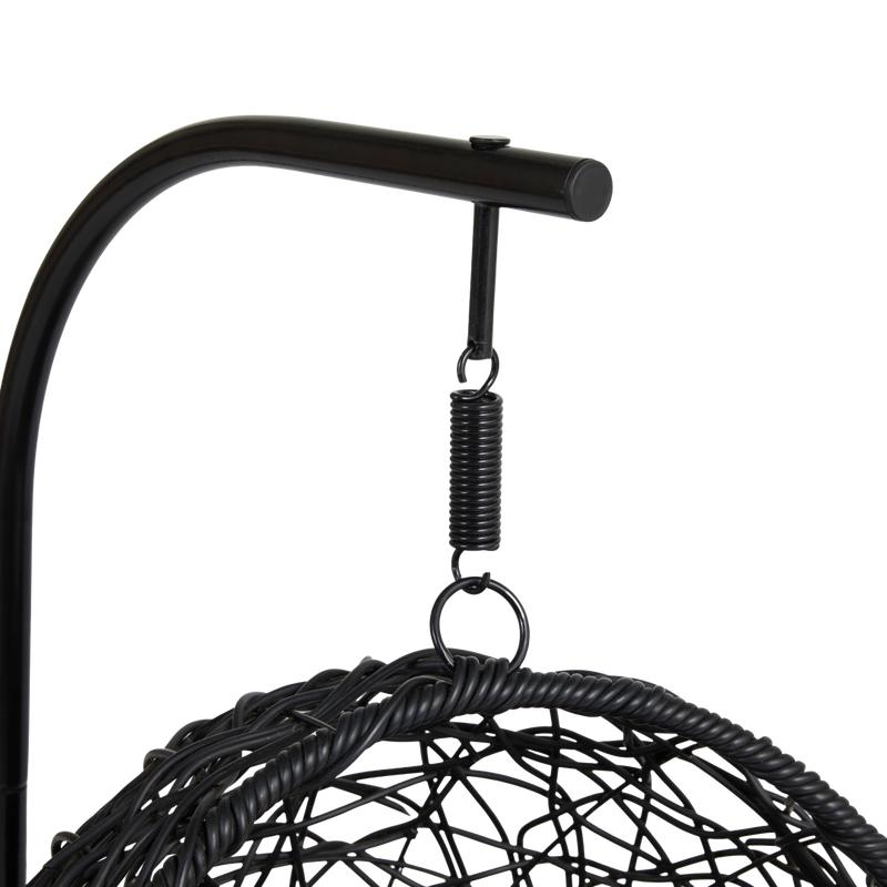 Hangstoel voor katten - zwart / antraciet - 6