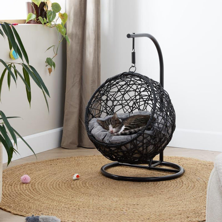 Hangstoel voor katten - zwart / antraciet - 1