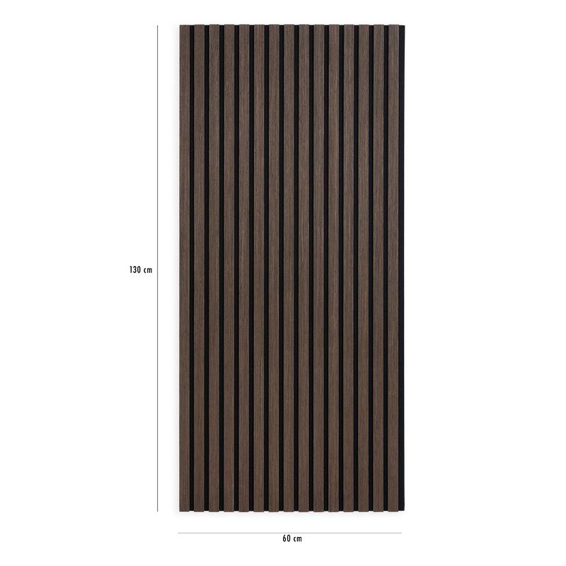 Akoestische wandpanelen - walnoot - 6