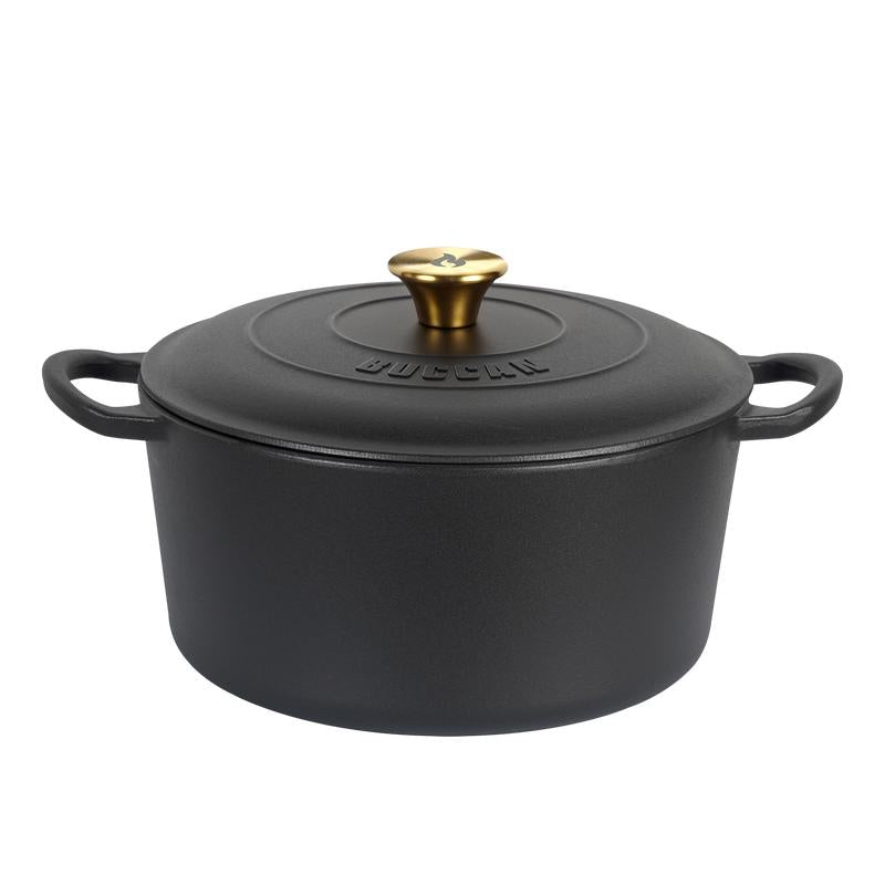 Gietijzeren braadpan - zwart - 4