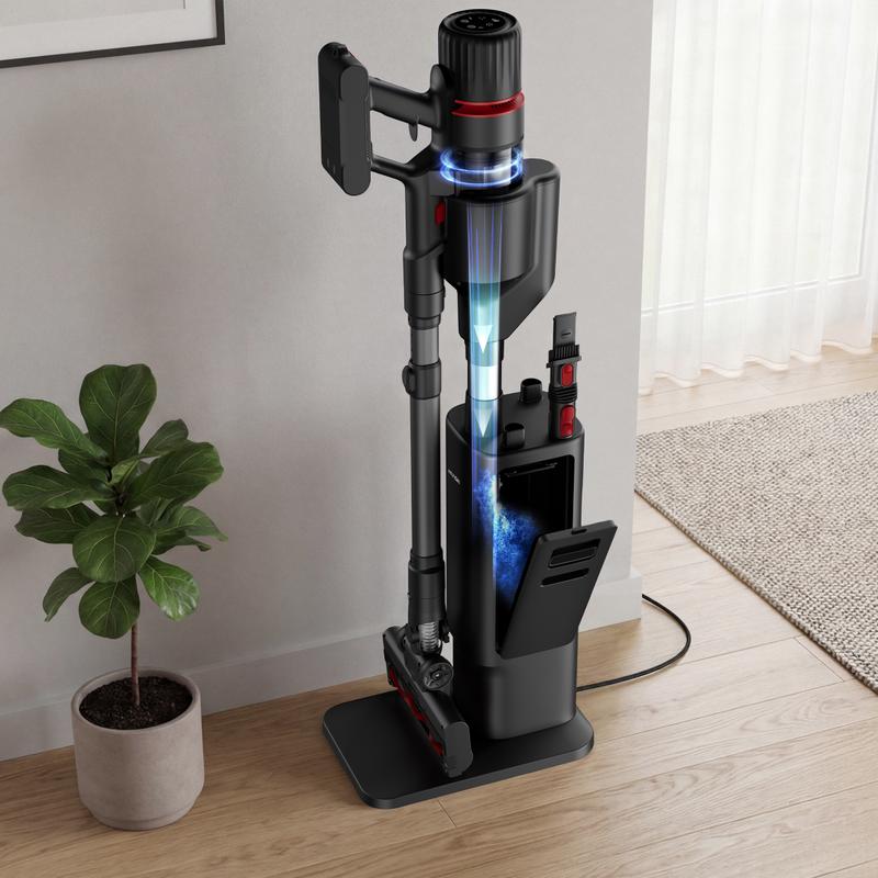 Hyundai draadloze steelstofzuiger Vortex Pro met laad- en leegstation - 5