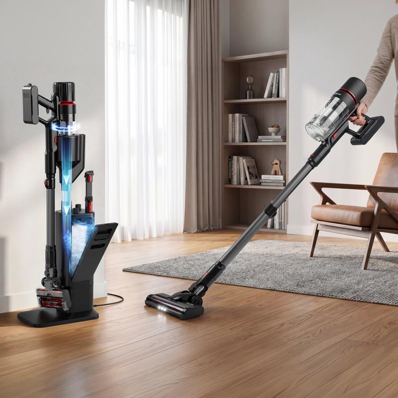 Hyundai draadloze steelstofzuiger Vortex Pro met laad- en leegstation - 1