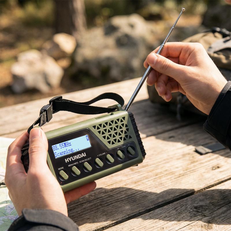 Hyundai noodradio DAB+ met 10000 mAh powerbank - 7