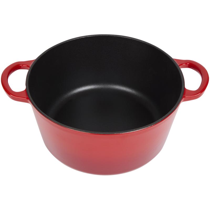 Gietijzeren braadpan - rood - 6