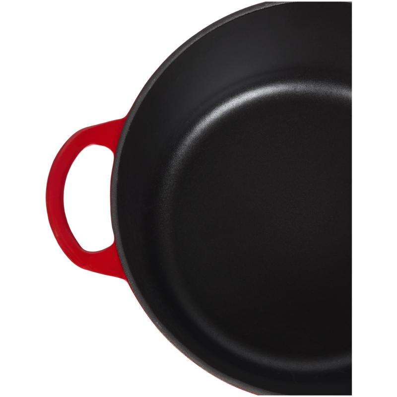 Gietijzeren braadpan - rood - 7