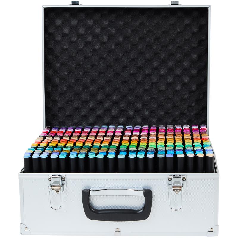 Décotime alcoholmarkers in luxe koffer - 300 stuks - 10