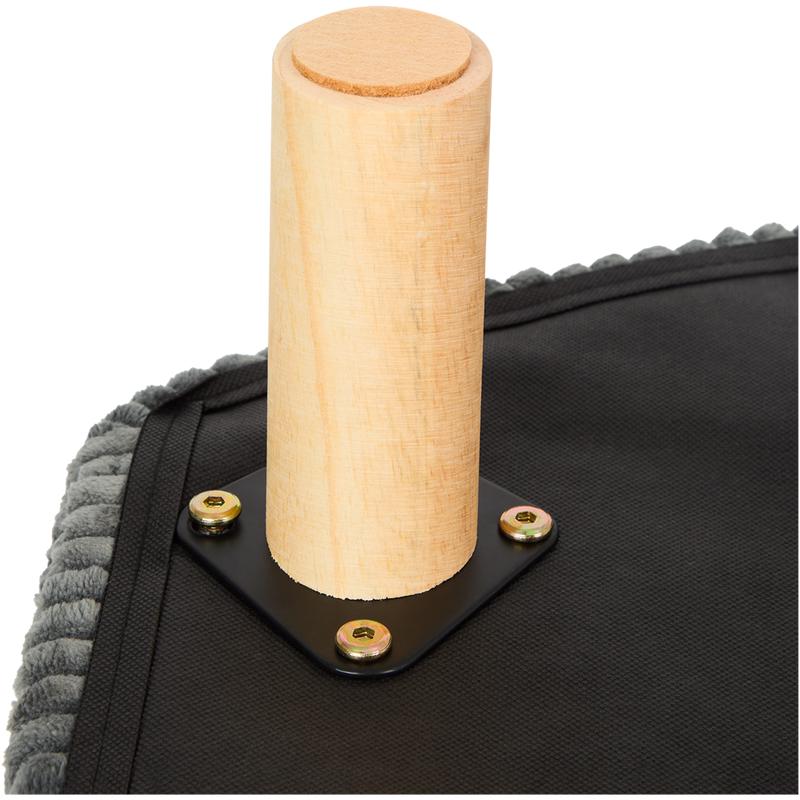 Teddy rib huisdierenfauteuil - antraciet - 8