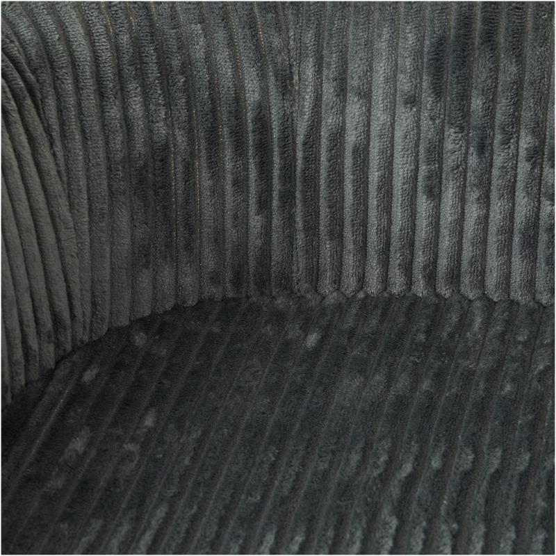 Teddy rib huisdierenfauteuil - antraciet - 4