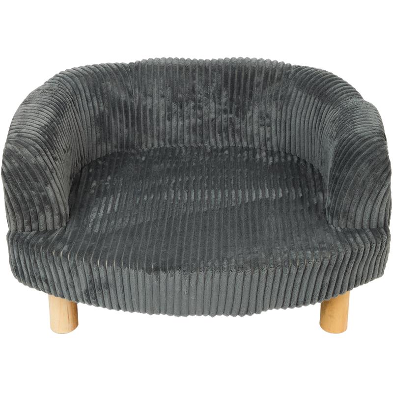 Teddy rib huisdierenfauteuil - antraciet - 5