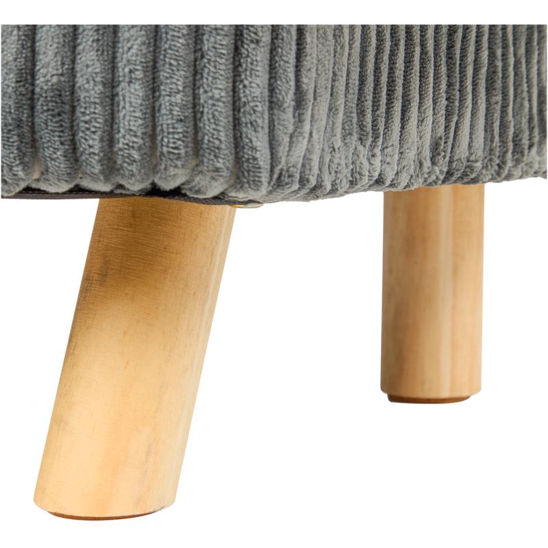 Teddy rib huisdierenfauteuil - antraciet - 7