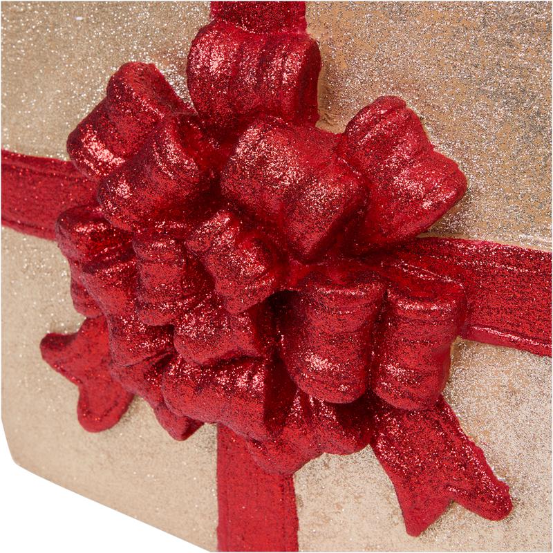 Kerstboomstandaard cadeau met strik - 4