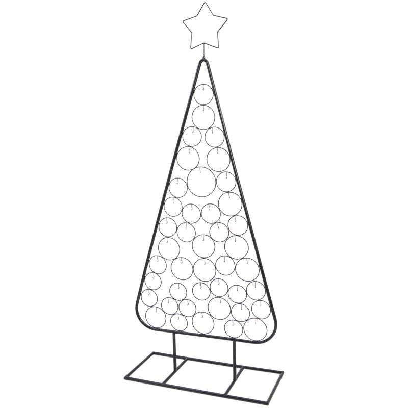 Metalen kerstboom - zwart - 5