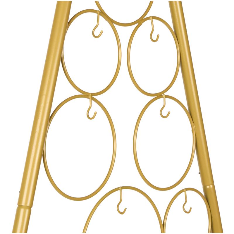 Metalen kerstboom - goud - 8