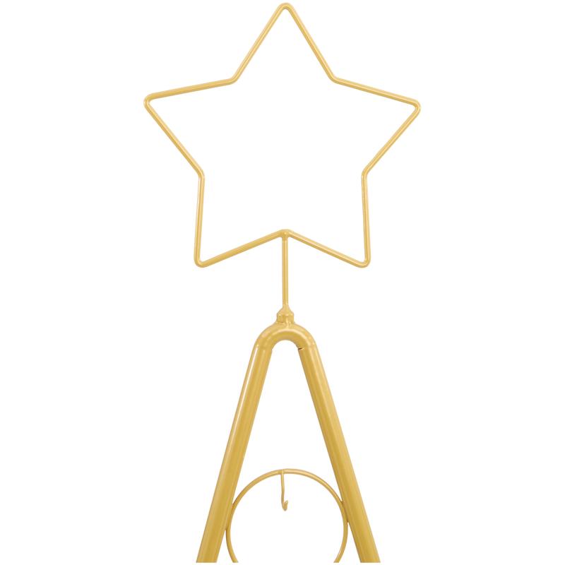 Metalen kerstboom - goud - 7