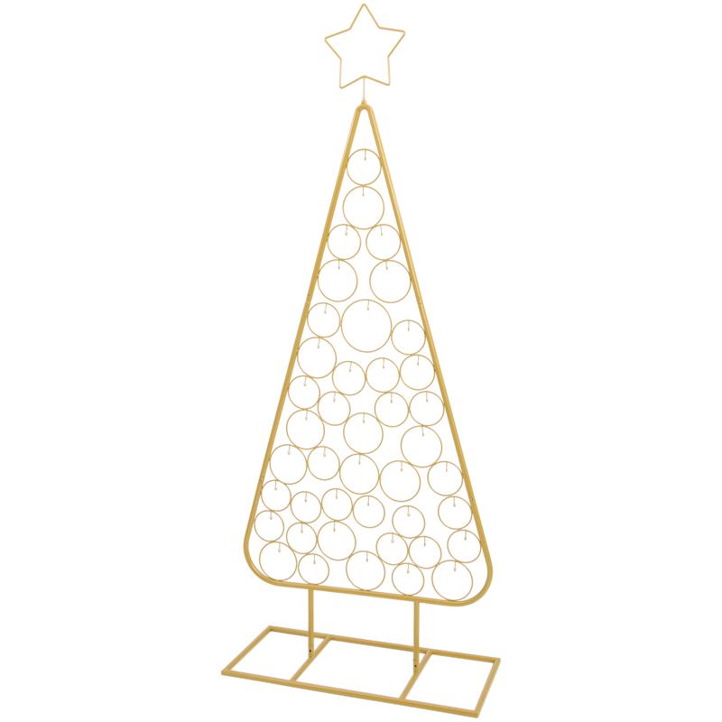 Metalen kerstboom - goud - 2