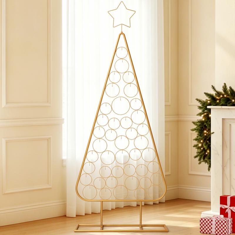 Metalen kerstboom - goud - 5