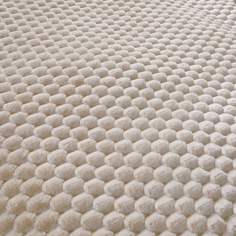 Teddy Hexagon dekbedovertrek - crème-wit - 4
