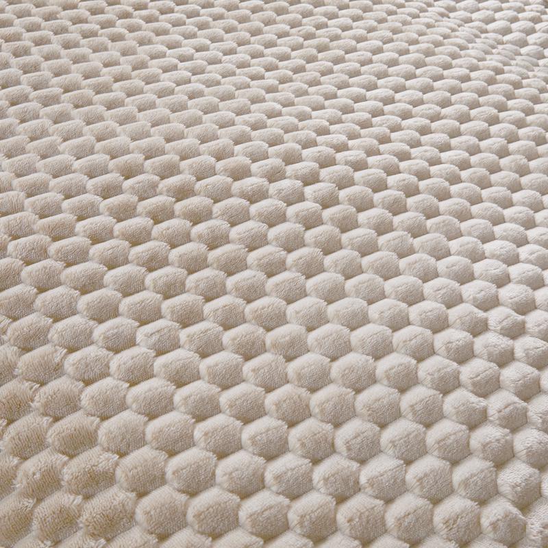 Teddy Hexagon dekbedovertrek - crème-wit - 3