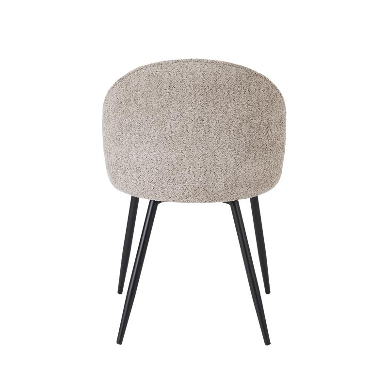 Stoelen bouclé - 2 stuks - Soft Taupe - 8