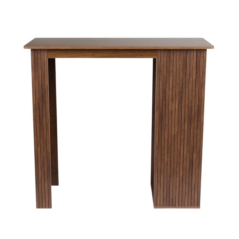 Bartafel met opbergvakken - walnootlook - 3