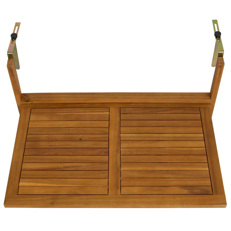 Houten balkontafel - inklapbaar - 9