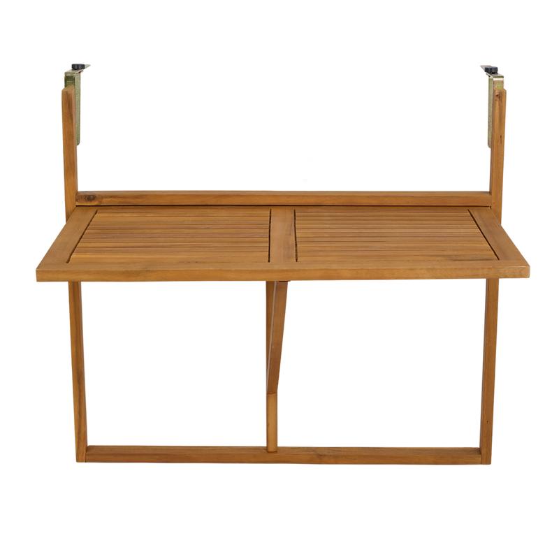 Houten balkontafel - inklapbaar - 5