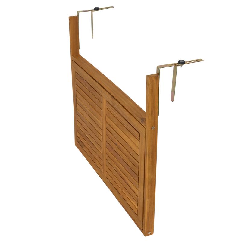 Houten balkontafel - inklapbaar - 4