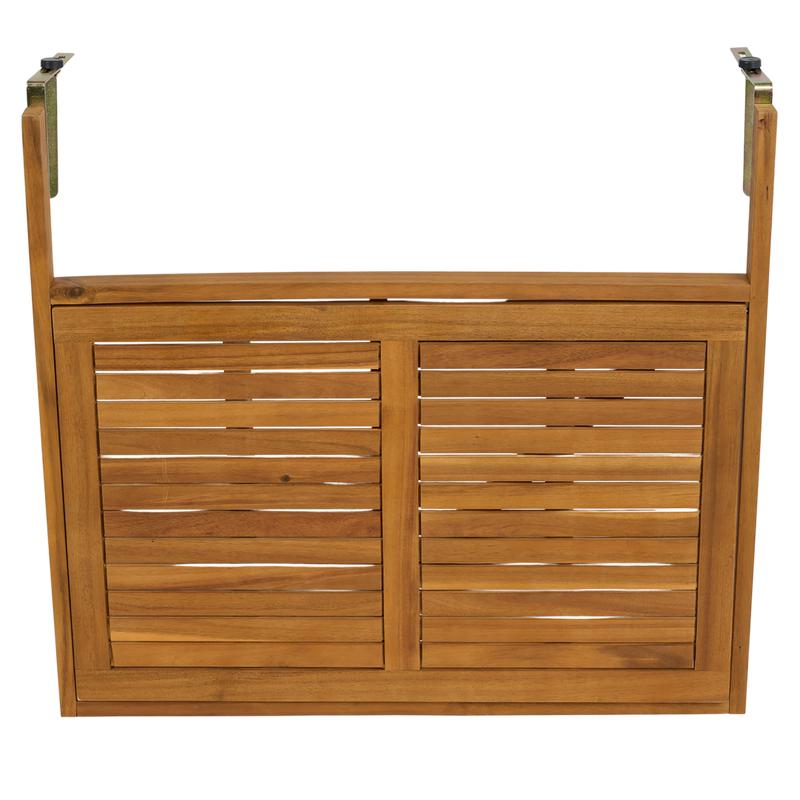Houten balkontafel - inklapbaar - 8