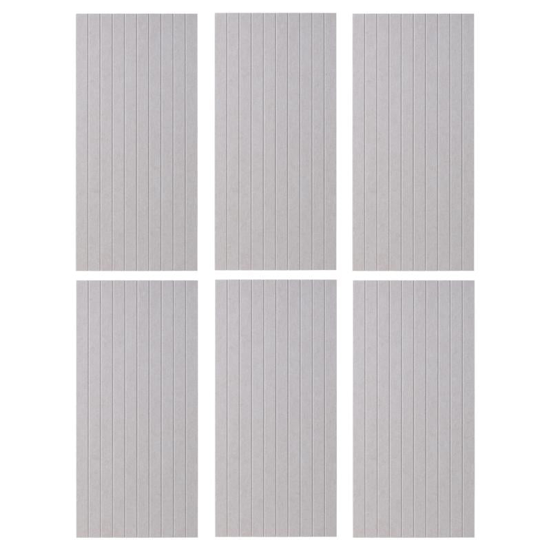 Akoestische wandpanelen vilt – grijs - 2