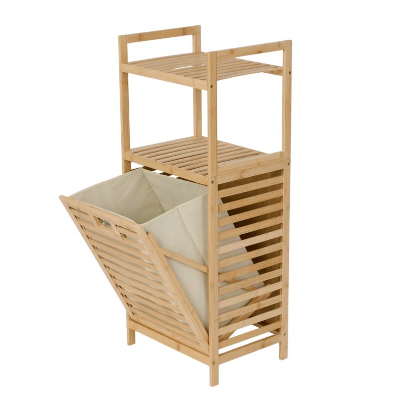 Luxe bamboe wasmand - 3