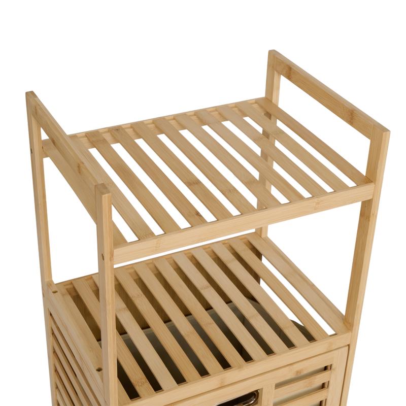Luxe bamboe wasmand - 5