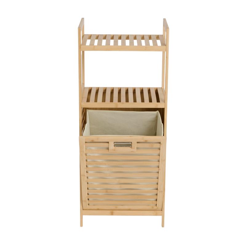 Luxe bamboe wasmand - 8