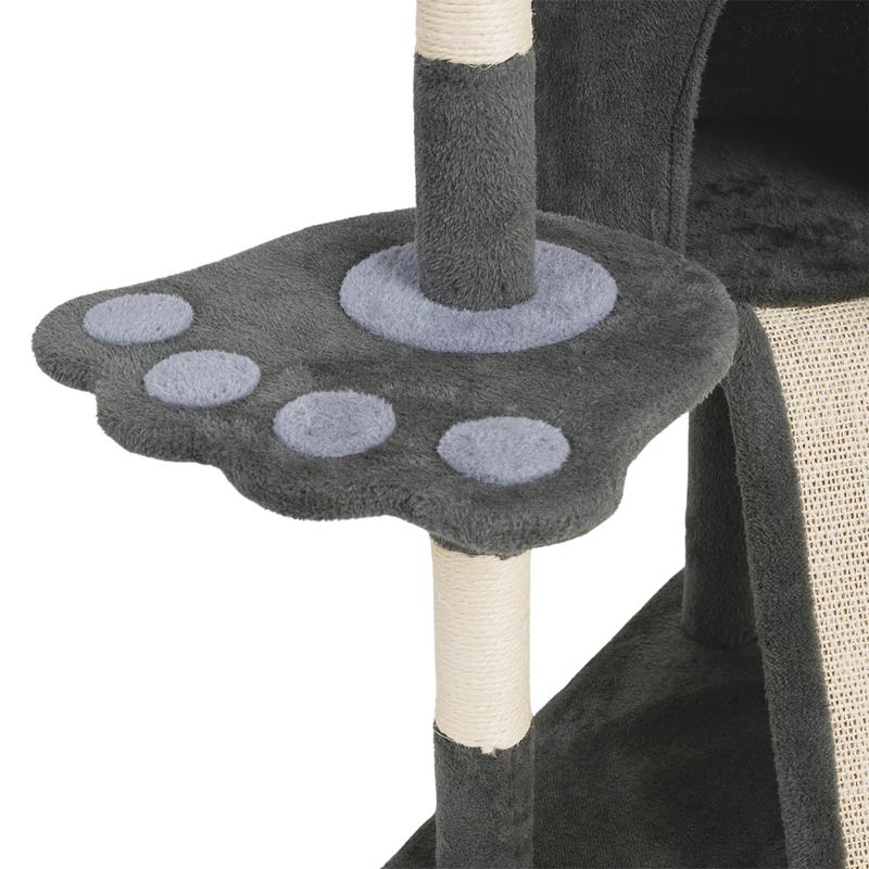 Krabpaal voor katten met sisal - grijs - 7