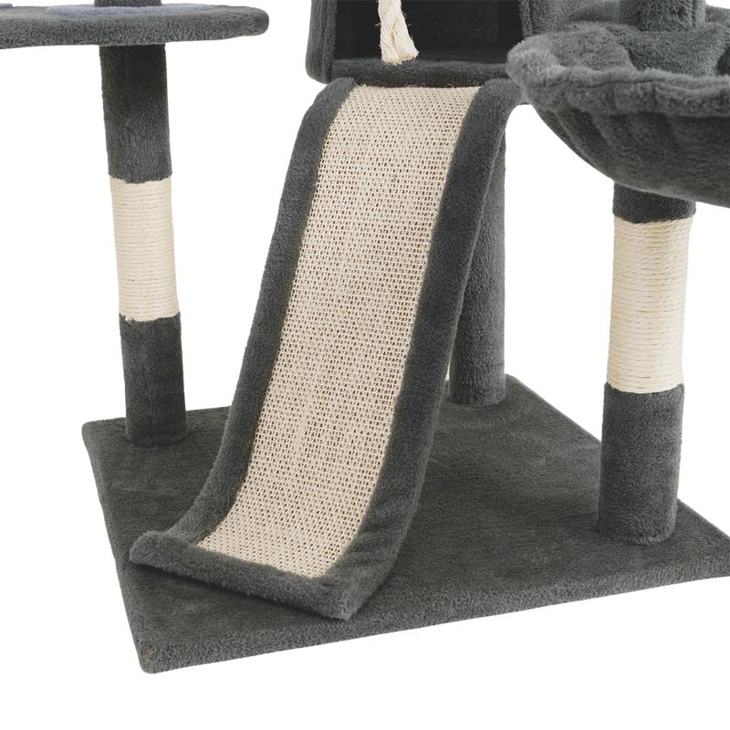 Krabpaal voor katten met sisal - grijs - 4
