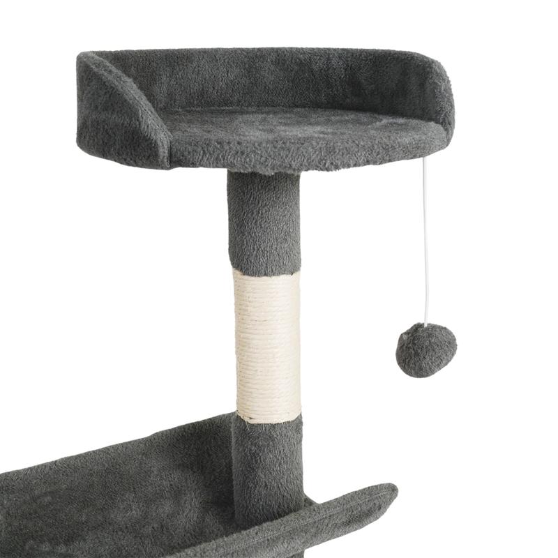 Krabpaal voor katten met sisal - grijs - 9