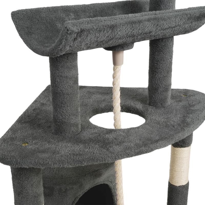Krabpaal voor katten met sisal - grijs - 6